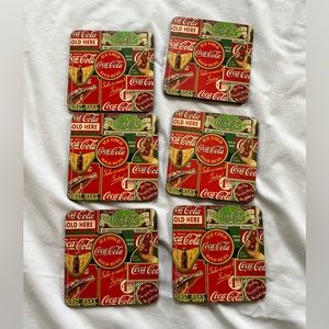 Original Coca Cola drink coasters